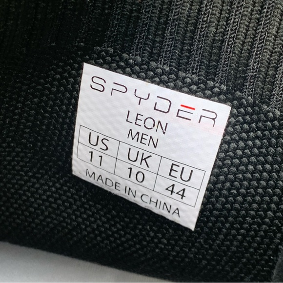 Spyder Mens Lifestyle Ankle Shoes | Size 11 | Black/Grey ( LEON ) - Picture 11 of 13